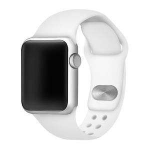 Apple Compatible Silicone White Watchband